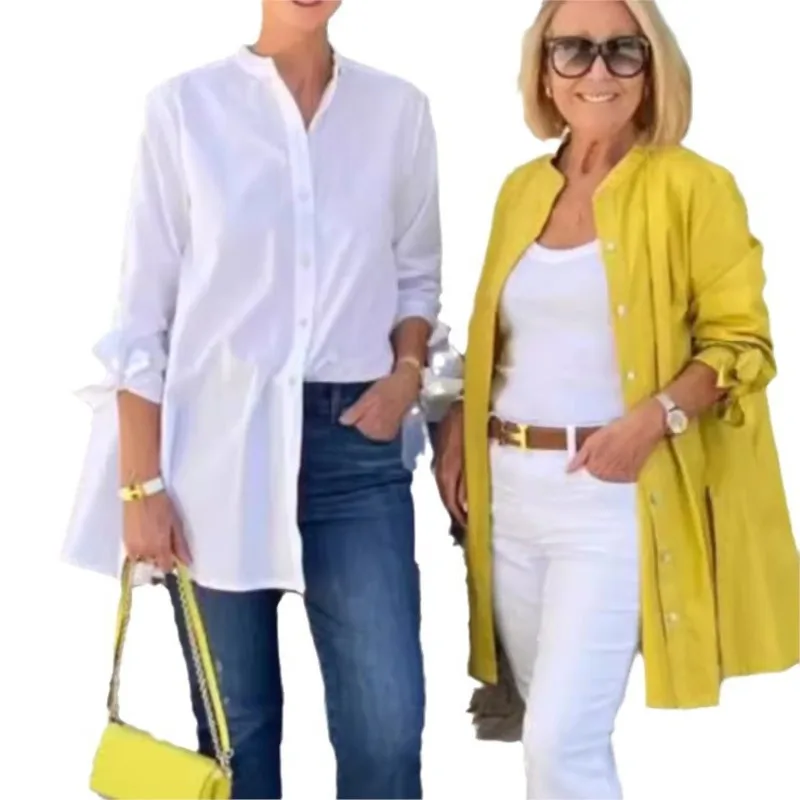 Casual Shirt Jacket For Womens Button Down Long Shirts Cotton Long Sleeve Blouse Lapel Tops Cover Up Shirt Loose Shirt Jackets
Casual Shirt Jacket For Womens Button Down Long Shirts Cotton Long Sleeve Blouse Lapel Tops Cover Up Shirt Loose Shirt Jackets
