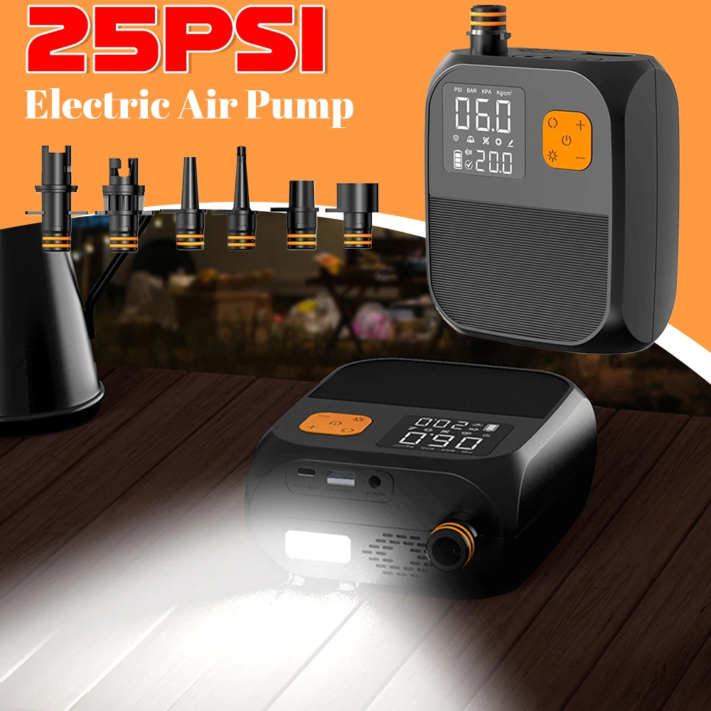 Электрический насос для SUP-досок 25PSI, портативный воздушный компрессор для каяков, лодок и матрасов
Электрический насос для SUP-досок 25PSI, портативный воздушный компрессор для каяков, лодок и матрасов