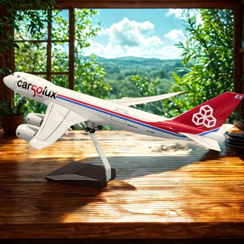 B747-8F Cargolux Airplane Model 1/160 Scale Aircraft 747 Luxembourg Cargo Resin Transport Diecast Airplanes Children's toy Gift
B747-8F Cargolux Airplane Model 1/160 Scale Aircraft 747 Luxembourg Cargo Resin Transport Diecast Airplanes Children's toy Gift