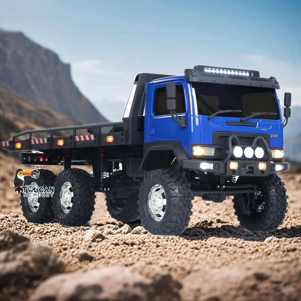 CR18P Flatbed Truck Car 1/18 6x6 RTR Painted Finished RC Rock Crawler Off-Road Truck 2-Speed Transmission Lights Vehicle TH24369
CR18P Flatbed Truck Car 1/18 6x6 RTR Painted Finished RC Rock Crawler Off-Road Truck 2-Speed Transmission Lights Vehicle TH24369
