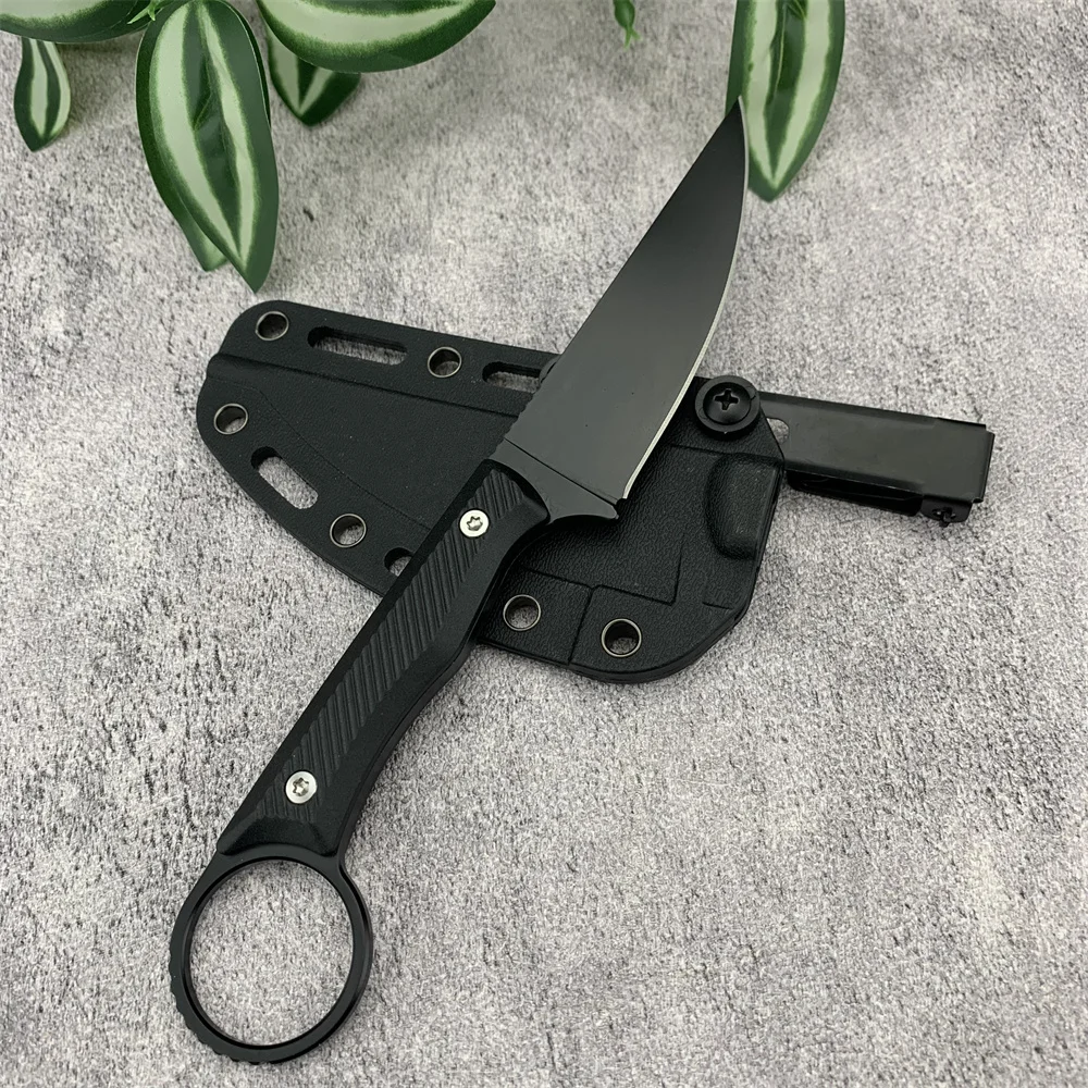 Нож для выживания на открытом воздухе с фиксированным лезвием, стальной походный нож Full Tang D2 с нескользящей ручкой для охоты, резки по бушкрафта и на открытом воздухе
Нож для выживания на открытом воздухе с фиксированным лезвием, стальной походный нож Full Tang D2 с нескользящей ручкой для охоты, резки по бушкрафта и на открытом воздухе