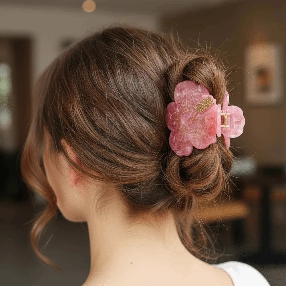 Waterproof Peach Blossom Shark Clip Sweet Japanese Style Acetic Acid Hair Claw Headwear Alloy Beads Flower Hairgrips Daily
Waterproof Peach Blossom Shark Clip Sweet Japanese Style Acetic Acid Hair Claw Headwear Alloy Beads Flower Hairgrips Daily