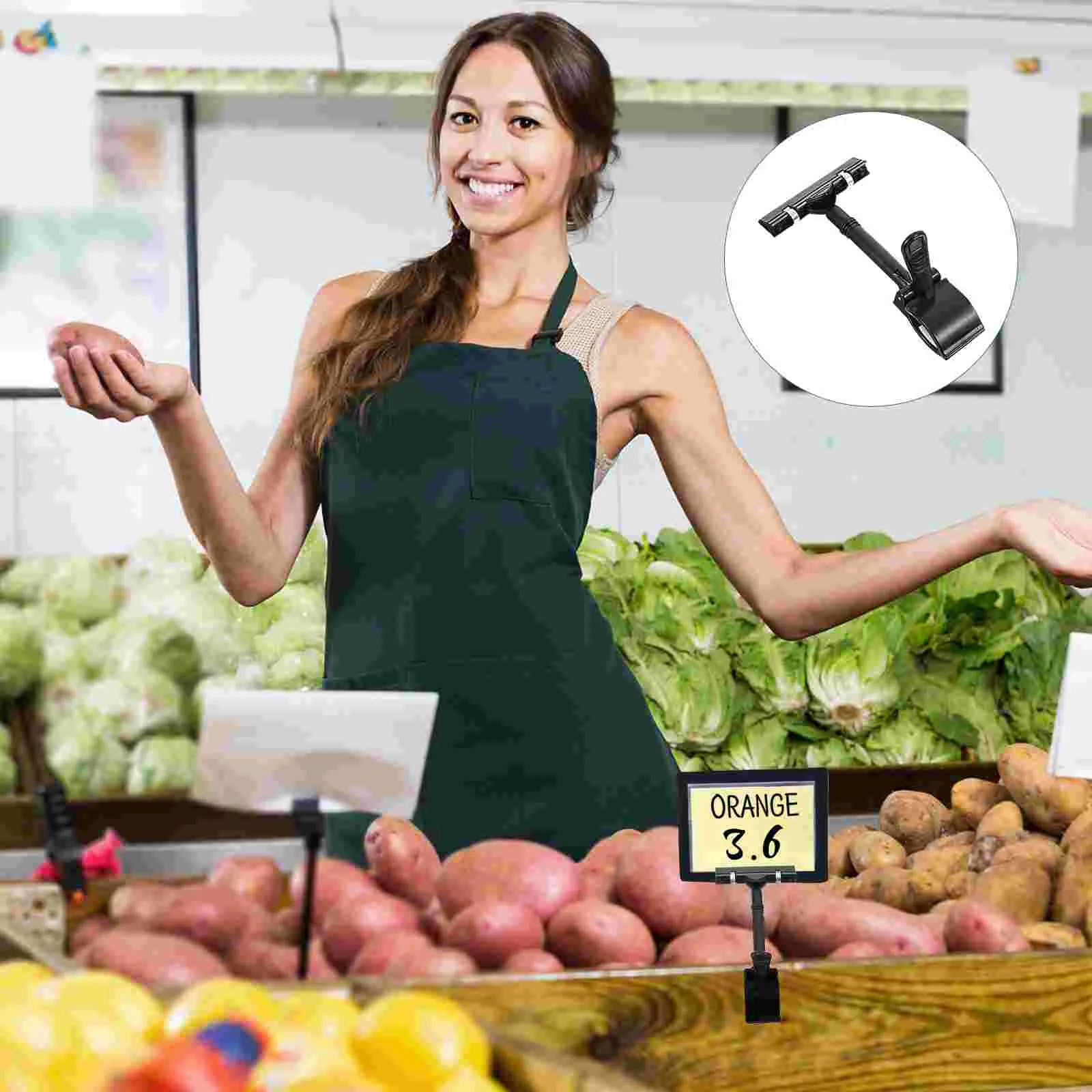 5 Pcs Advertising Clip Plastic Price Stand Supermarket Tag Clothing Labels Commodity Desk Sign Clamp Food
5 Pcs Advertising Clip Plastic Price Stand Supermarket Tag Clothing Labels Commodity Desk Sign Clamp Food