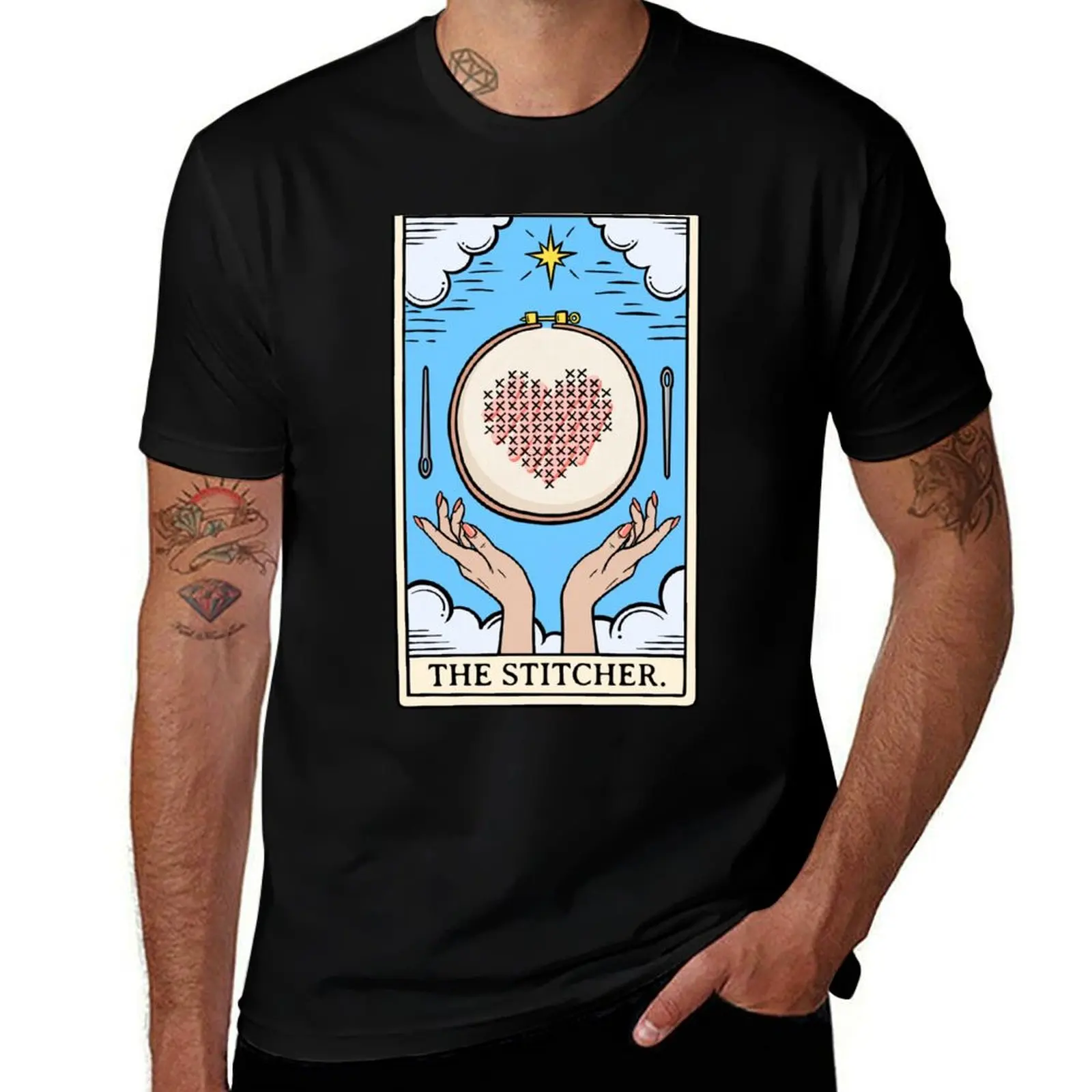 The Original Stitcher Tarot Card T-Shirt custom shirt cotton graphic tees T-shirts for men cotton
The Original Stitcher Tarot Card T-Shirt custom shirt cotton graphic tees T-shirts for men cotton