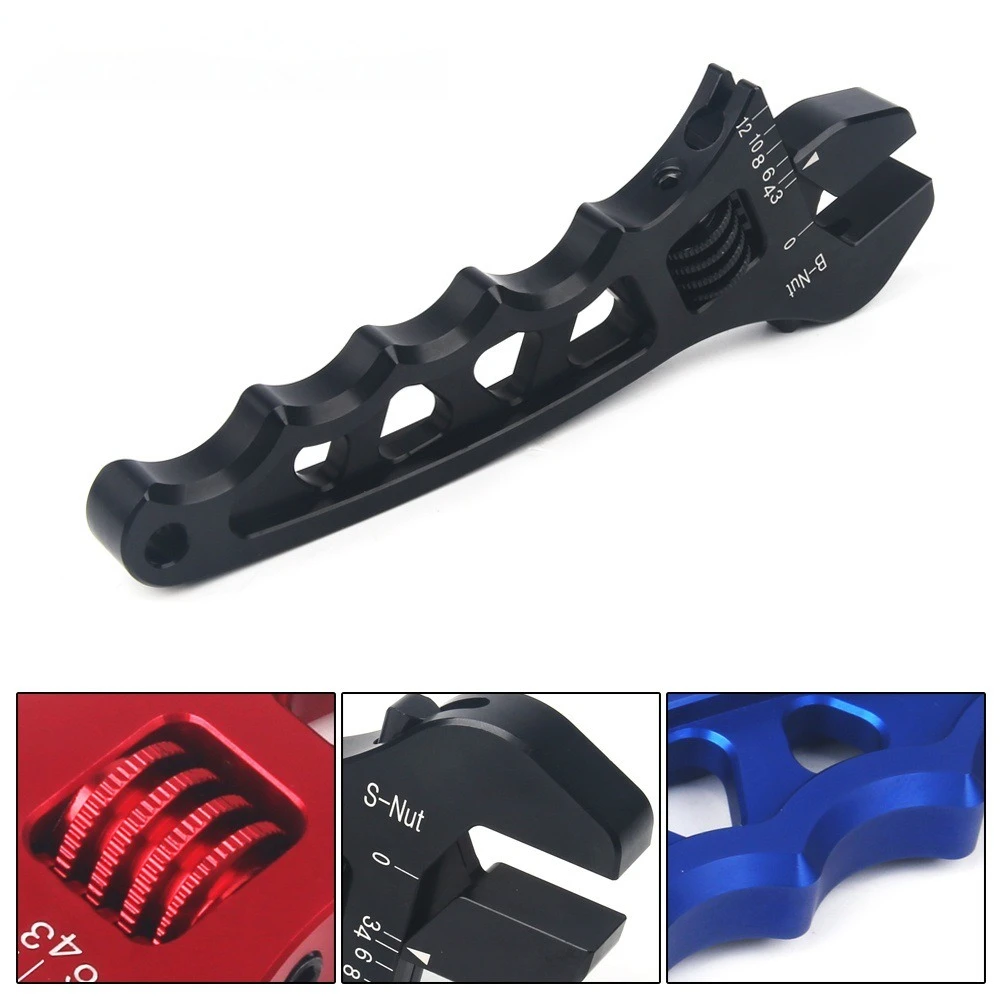 Fitting Tool Aluminum Spanner AN3-AN12 Adjustable AN 3 4 6 8 10 12 Aluminum WRENCH HOSE
Fitting Tool Aluminum Spanner AN3-AN12 Adjustable AN 3 4 6 8 10 12 Aluminum WRENCH HOSE