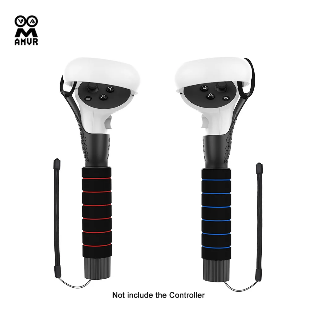 AMVR Extension Grips for Oculus Quest 2/Quest1/Rift S Beat Saber Handle Game Controller Grip Accessories
AMVR Extension Grips for Oculus Quest 2/Quest1/Rift S Beat Saber Handle Game Controller Grip Accessories