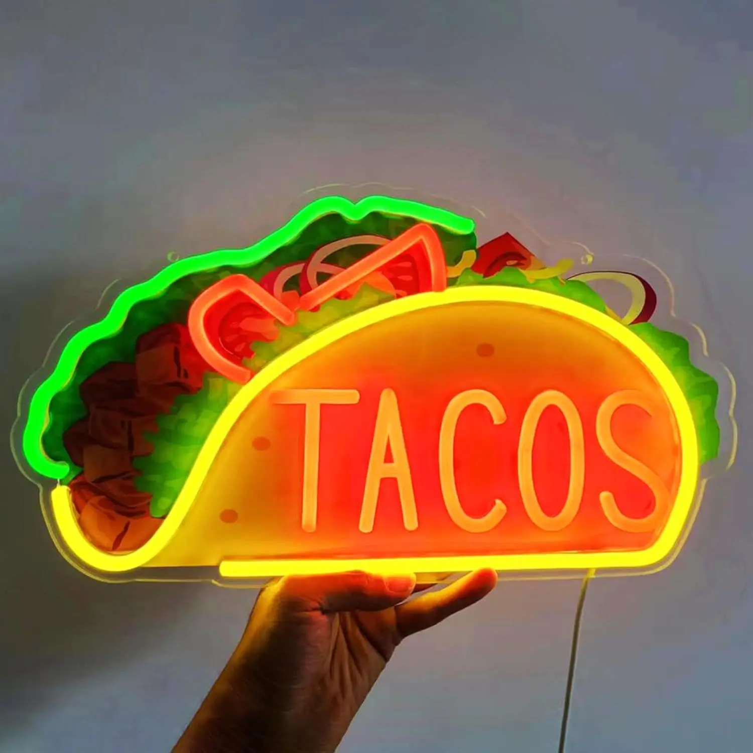 Taco Neon Sign for Business LED Neon Light Sign USB Dimmable for Mexican Restaurant Party Taqueria Food Truck Bar Party Decor
Taco Neon Sign for Business LED Neon Light Sign USB Dimmable for Mexican Restaurant Party Taqueria Food Truck Bar Party Decor