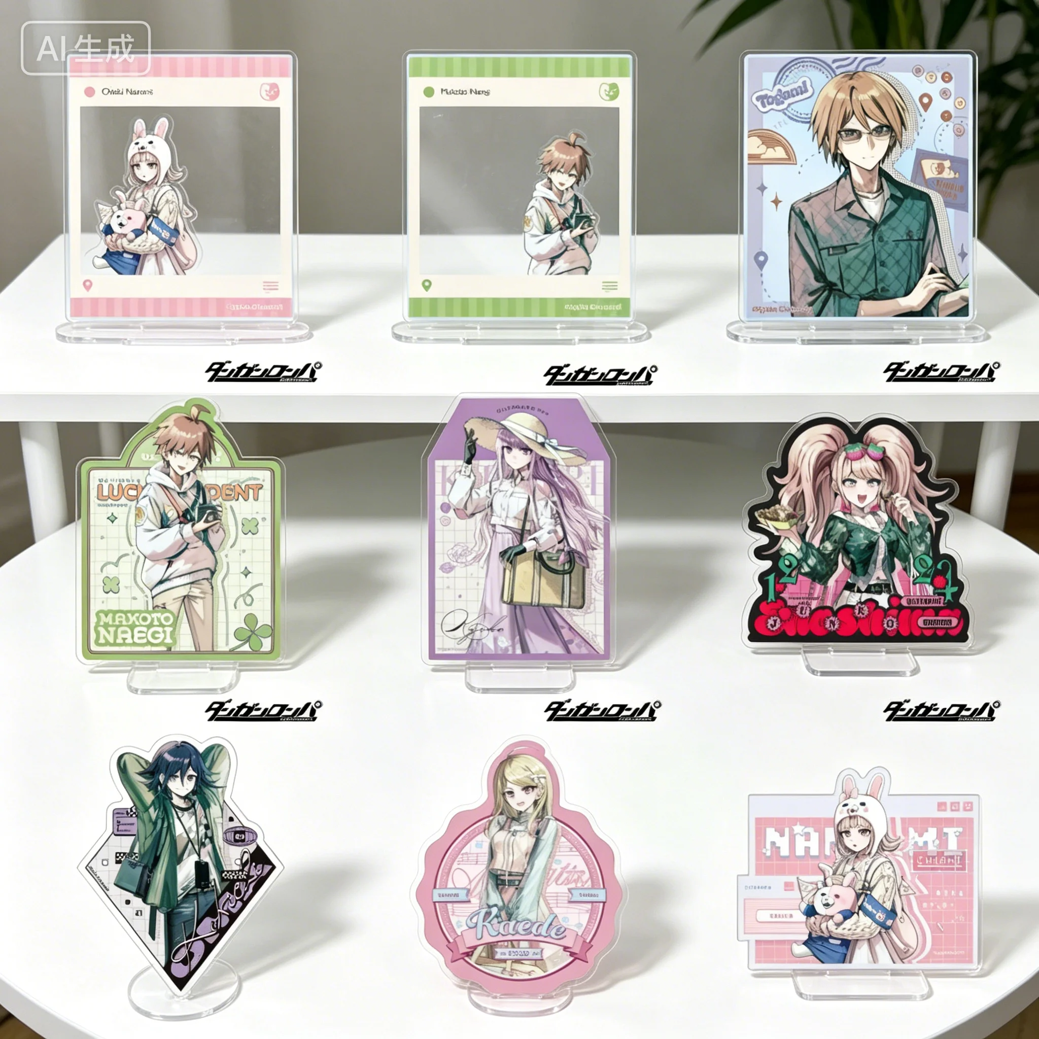 Anime Danganronpa Makoto Naegi Private Server Travel Version rectangle Acrylic Figure Stand Model Plate Keychains Desk Decor
Anime Danganronpa Makoto Naegi Private Server Travel Version rectangle Acrylic Figure Stand Model Plate Keychains Desk Decor