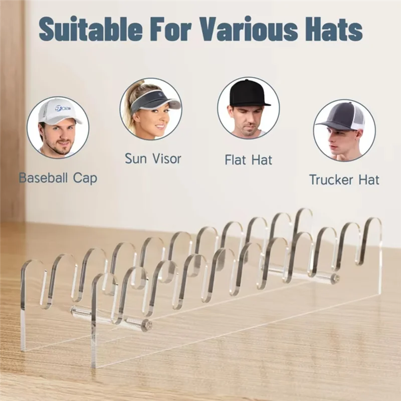 LNHF 2Pcs Baseball Cap Organizer Acrylic Baseball Cap Storage Multi-Functional Storage Box New
LNHF 2Pcs Baseball Cap Organizer Acrylic Baseball Cap Storage Multi-Functional Storage Box New