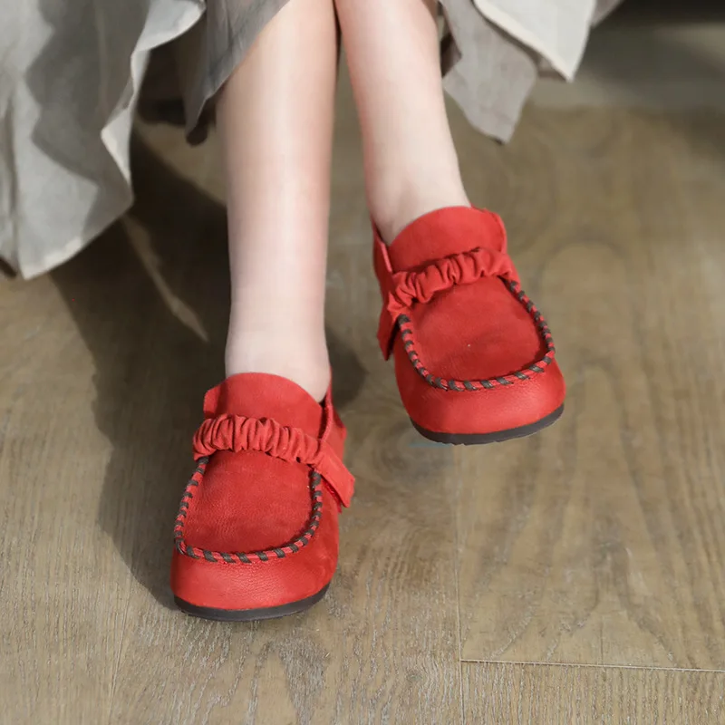 Loafers Women Leather Soft Bottom Slip-on Heel Flat Shoes Women Handmade Ladies Shoes Genuine Leather Moccasins Women2023
Loafers Women Leather Soft Bottom Slip-on Heel Flat Shoes Women Handmade Ladies Shoes Genuine Leather Moccasins Women2023