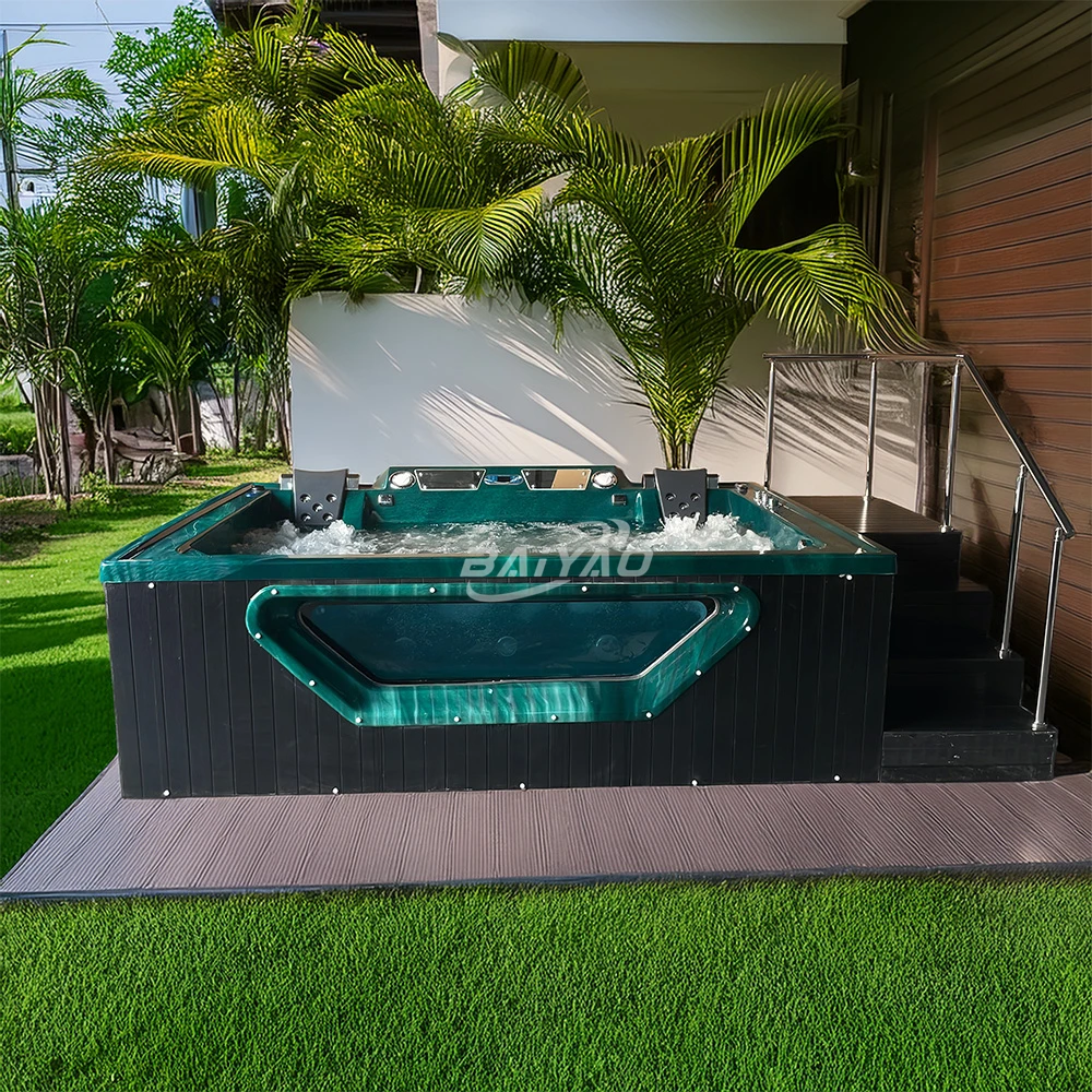 Premium LED Lights & Hydro Massage Outdoor Hot Tub For Villa Garden Bathtubs & Whirlpools
Premium LED Lights & Hydro Massage Outdoor Hot Tub For Villa Garden Bathtubs & Whirlpools