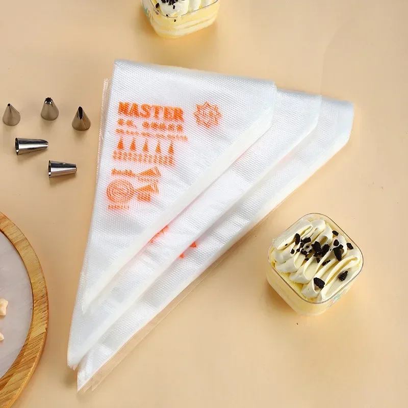 100pcs thickening Disposable Piping Bag Pastry Bags Icing Fondant Cake Cream Bag for Decorating Pastries Cakes Baking Tools
100pcs thickening Disposable Piping Bag Pastry Bags Icing Fondant Cake Cream Bag for Decorating Pastries Cakes Baking Tools