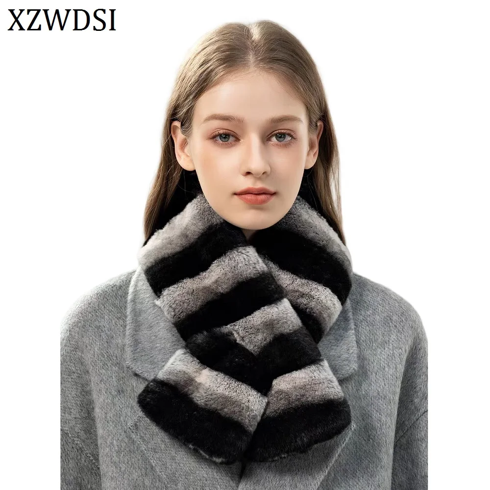 Оптовая продажа, зимняя теплая шаль из меха рекса и шиншиллы, модные аксессуары, шарф типа кролика
Оптовая продажа, зимняя теплая шаль из меха рекса и шиншиллы, модные аксессуары, шарф типа кролика