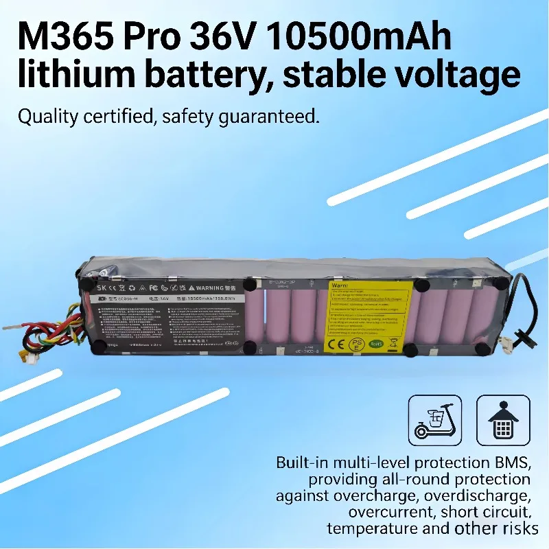 Let the M365 Pro run faster and farther, with a 10500mAh battery capacity, it's the starting point for you to explore the world.
Let the M365 Pro run faster and farther, with a 10500mAh battery capacity, it's the starting point for you to explore the world.