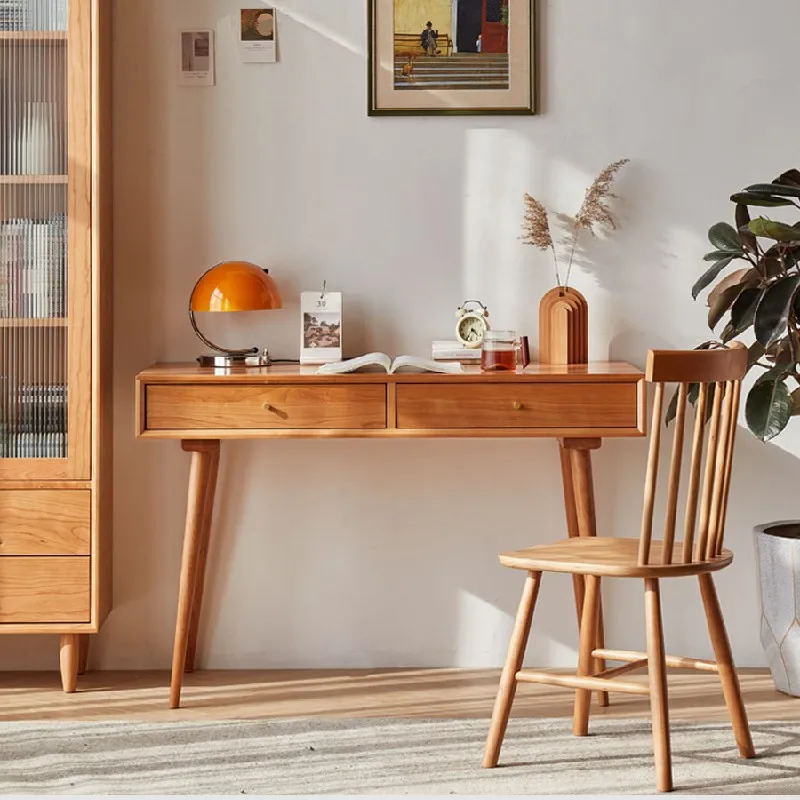 Nordic all solid wood desk cherry wood 80cm study table small apartment bedroom home study computer table
Nordic all solid wood desk cherry wood 80cm study table small apartment bedroom home study computer table