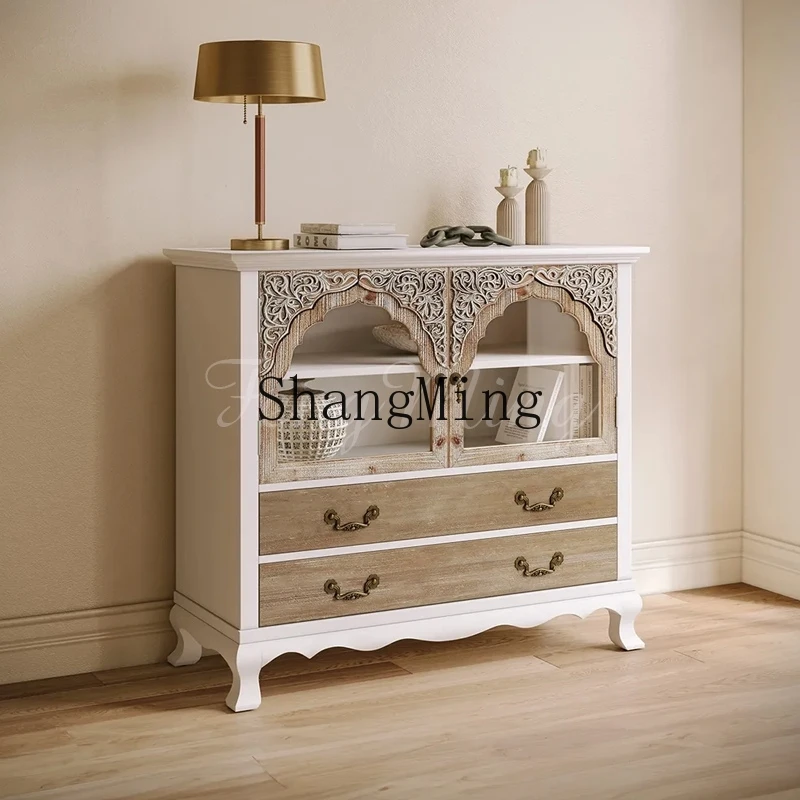 Тумба-стеллаж в ретро-стиле CL, из массива дерева, для столовой, интегрированная в стену, для завтраков и хранения вещей в гостиной
Тумба-стеллаж в ретро-стиле CL, из массива дерева, для столовой, интегрированная в стену, для завтраков и хранения вещей в гостиной