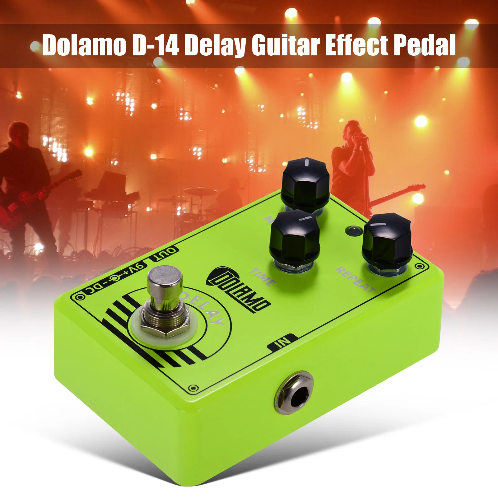 Dolamo D-14 Delay Guitar Effect Pedal Delay Pedal with Mix Repeat and Time Controls True Bypass Design for Electric Guitar
Dolamo D-14 Delay Guitar Effect Pedal Delay Pedal with Mix Repeat and Time Controls True Bypass Design for Electric Guitar