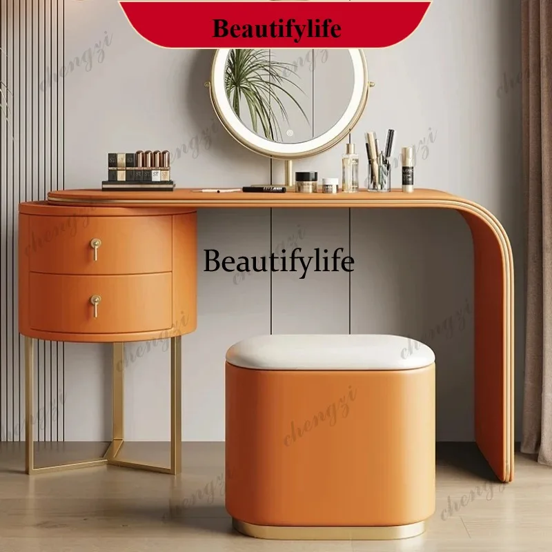 G153 Nordic Integrated Vanity Table Storage Drawers Minimalist Dressing Table Bedroom Mirrors Makeup Penteadeira Room Furniture
G153 Nordic Integrated Vanity Table Storage Drawers Minimalist Dressing Table Bedroom Mirrors Makeup Penteadeira Room Furniture