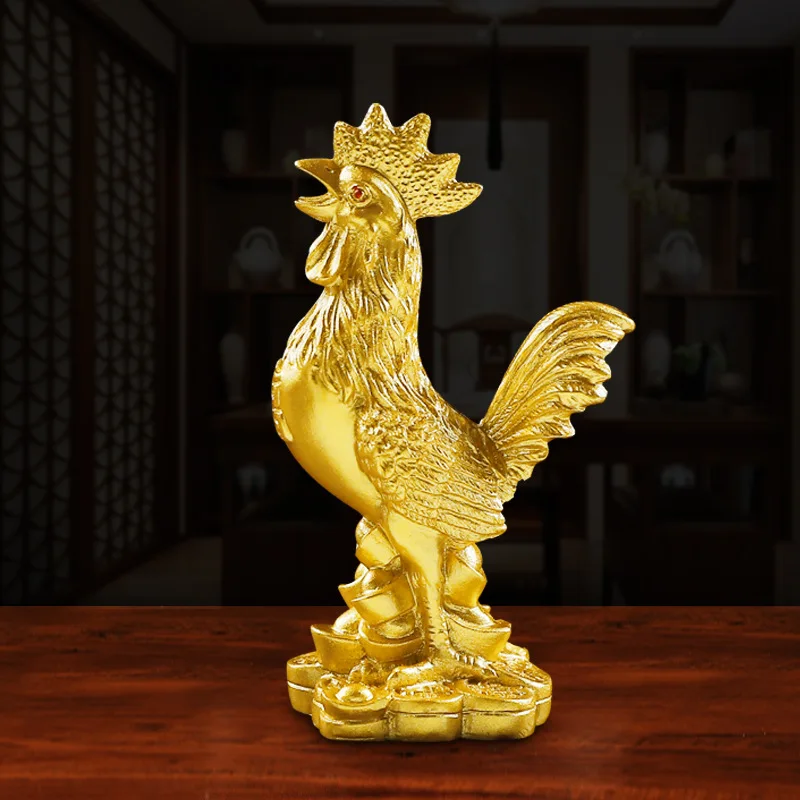 Golden Rooster Ornament Resin Craftwork - 12 Chinese Zodiac Figures for Desktop Decoration 
Golden Rooster Ornament Resin Craftwork - 12 Chinese Zodiac Figures for Desktop Decoration