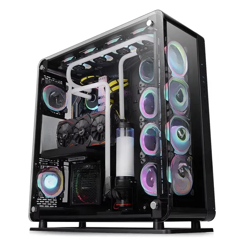 Desktop computer water-cooled mainframe box
Desktop computer water-cooled mainframe box