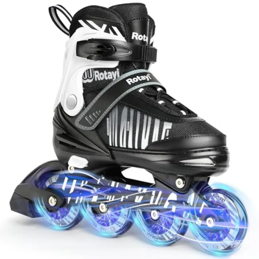 Adjustable Inline Skates for Girls and Boys with Full Light Up Wheels, Fun Illuminating Beginner Roller Skates Blades for Youth
Adjustable Inline Skates for Girls and Boys with Full Light Up Wheels, Fun Illuminating Beginner Roller Skates Blades for Youth