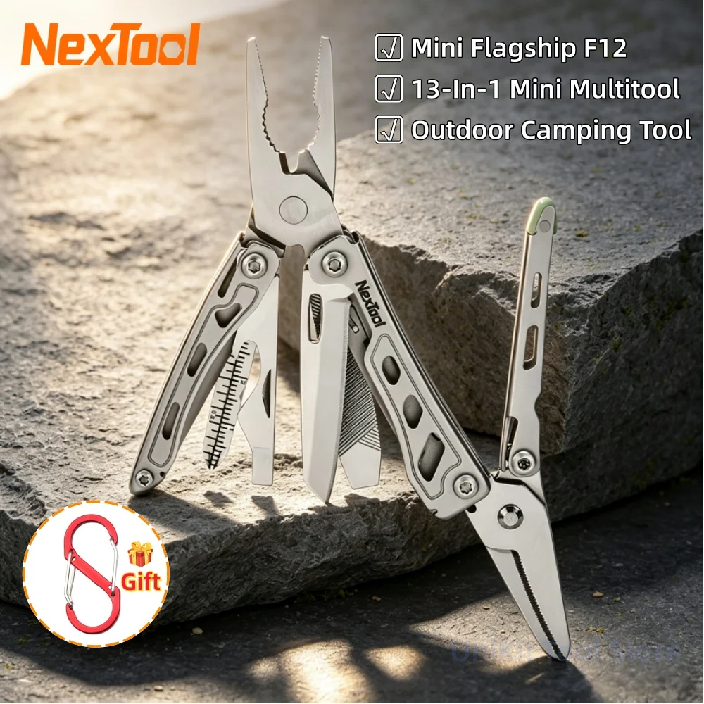NexTool Mini Flagship F12 Multi Functional Tool 13 In 1 Folding EDC Multitool Screwdriver Pliers File Ruler Outdoor Hand Tools
NexTool Mini Flagship F12 Multi Functional Tool 13 In 1 Folding EDC Multitool Screwdriver Pliers File Ruler Outdoor Hand Tools