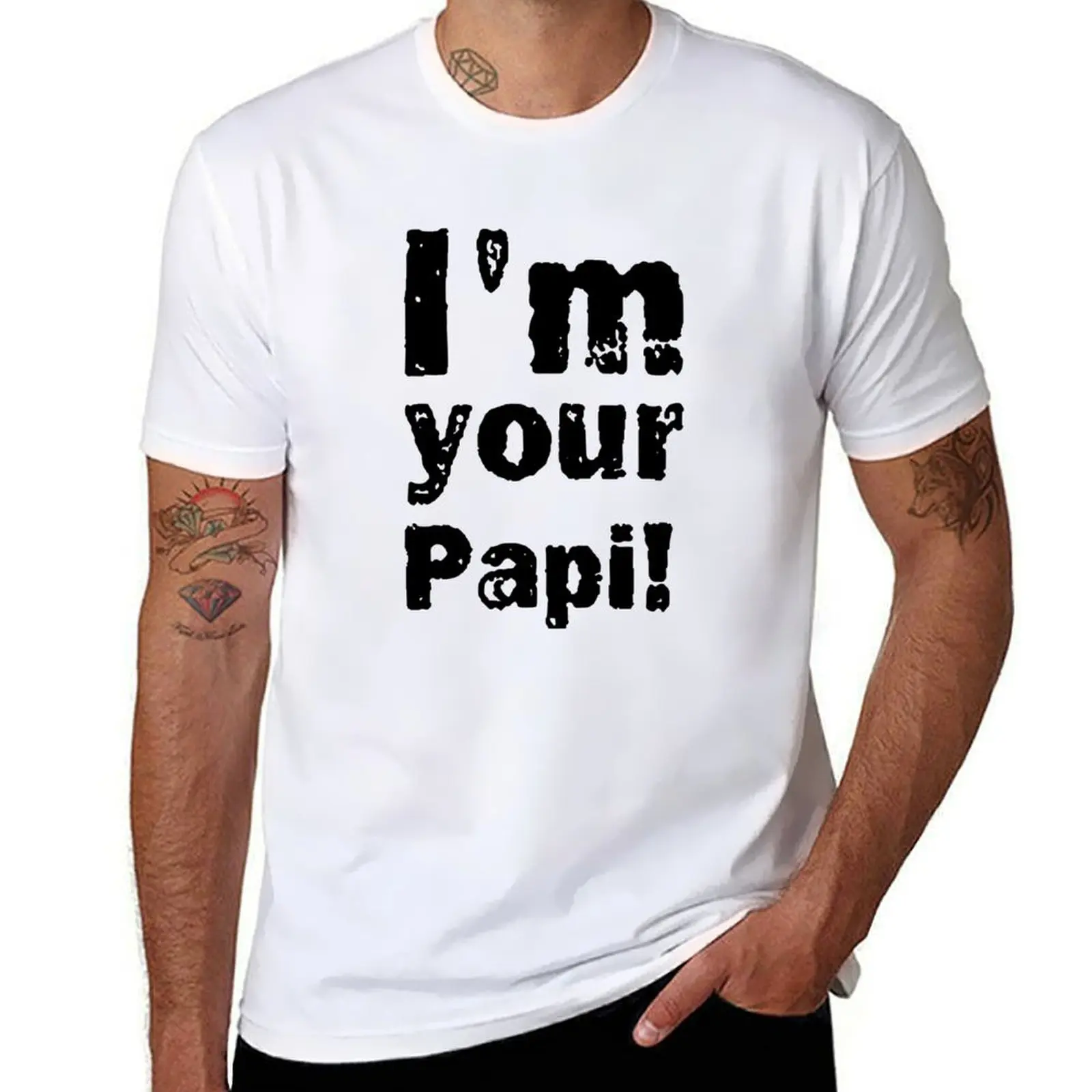 I'm Your Papi (Black Version) T-Shirt t shirt men 100% cotton luxury brand t shirts for man slim fit T-Shirt
I'm Your Papi (Black Version) T-Shirt t shirt men 100% cotton luxury brand t shirts for man slim fit T-Shirt