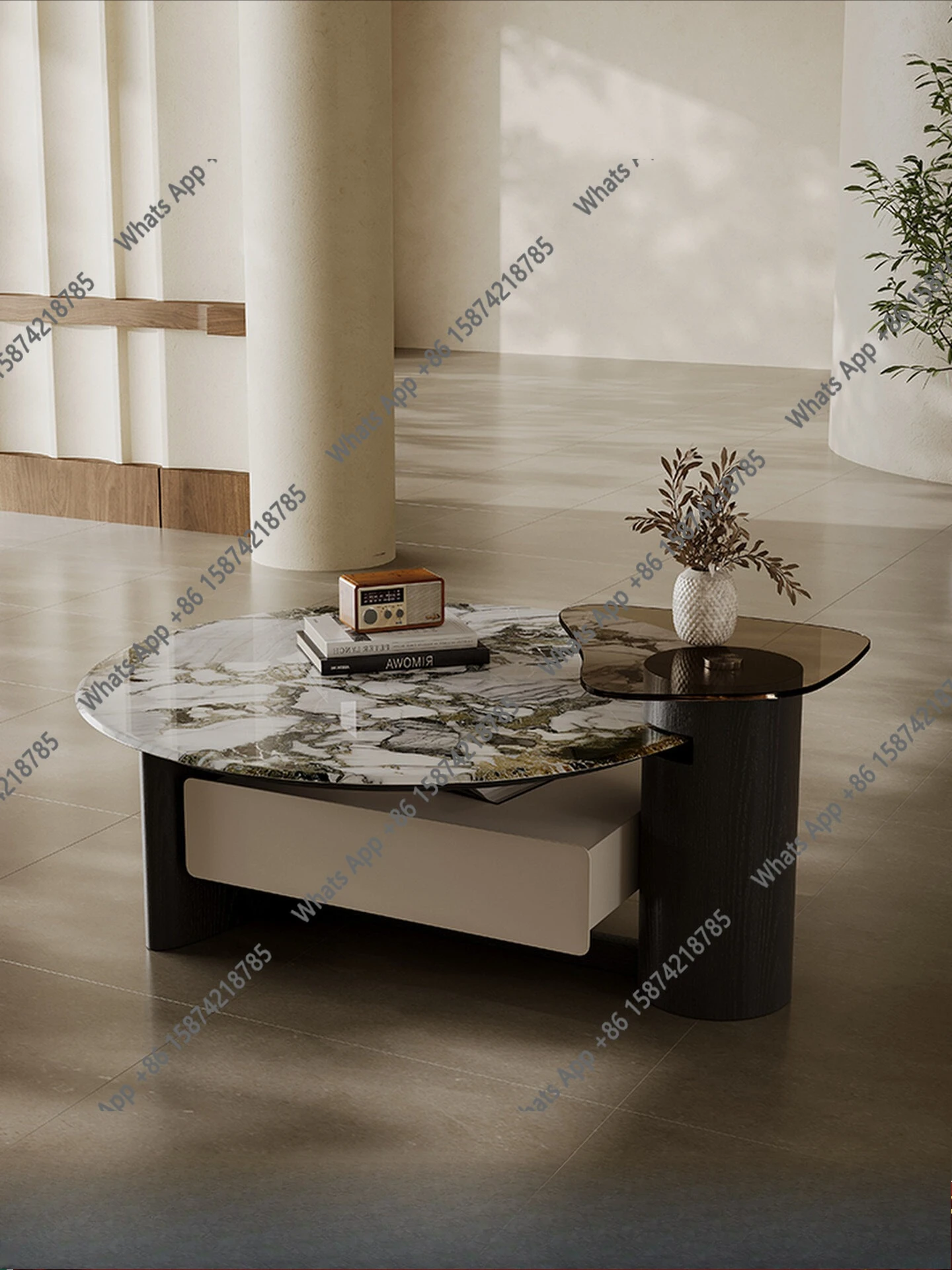 Italian minimalist natural marble coffee table round simple small apartment living room household luxury stone coffee table desi
Italian minimalist natural marble coffee table round simple small apartment living room household luxury stone coffee table desi