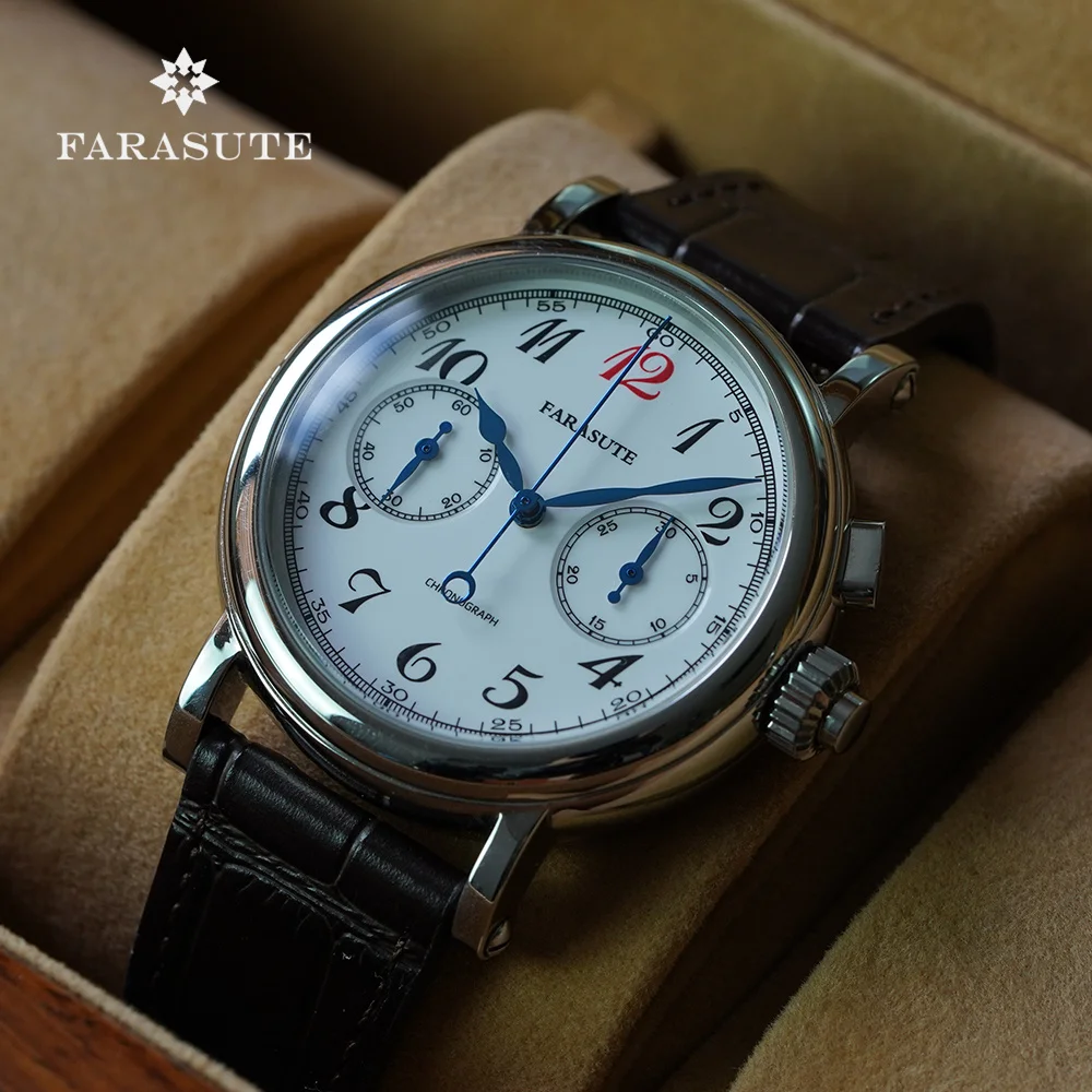 FARASUTE Retro Chronograph Manual Mechanical Wristwatch Men Seagull ST19 Movement Stainless Steel Sapphire Crystal Watches Male
FARASUTE Retro Chronograph Manual Mechanical Wristwatch Men Seagull ST19 Movement Stainless Steel Sapphire Crystal Watches Male