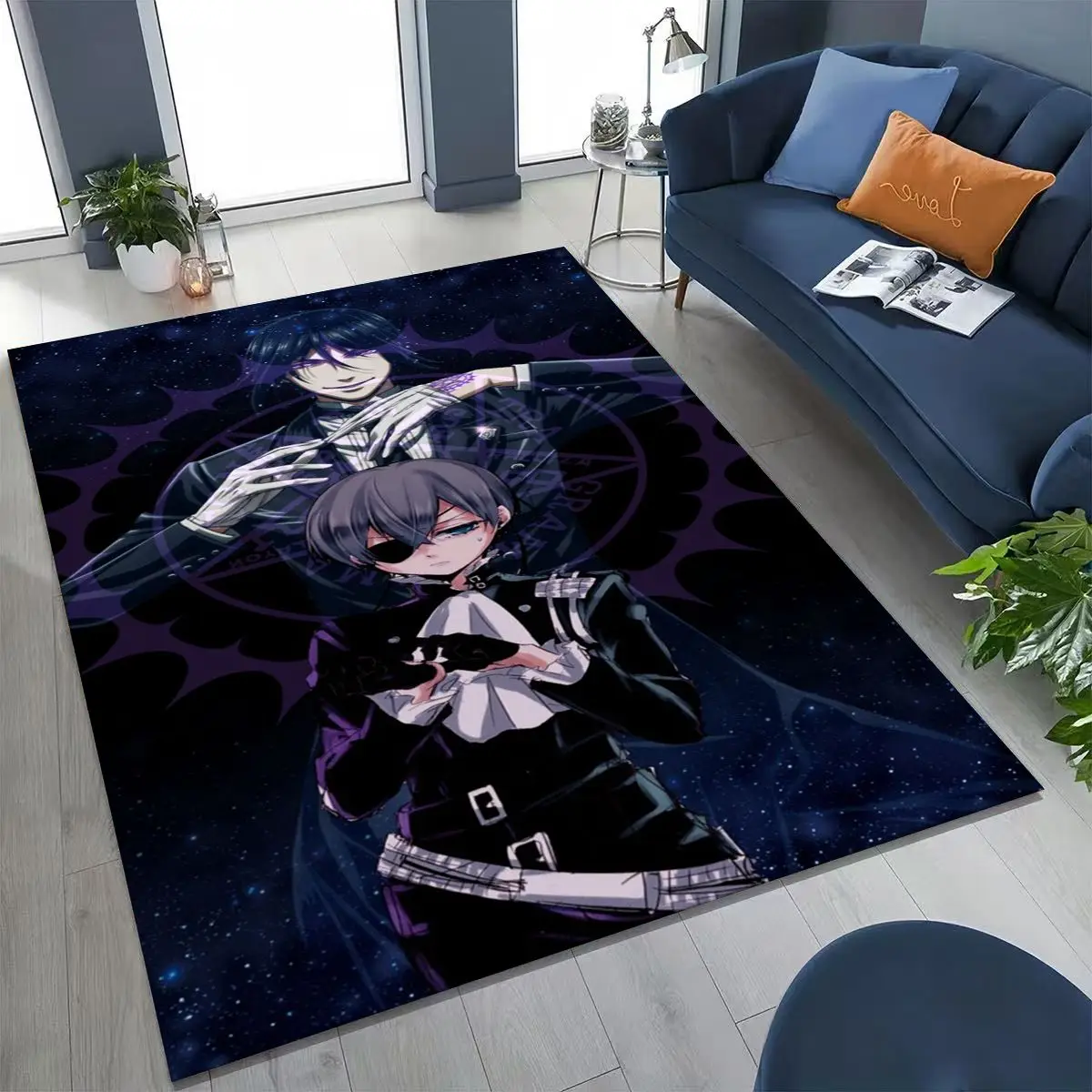 Anime Black Butler Sebastian Ciel Cartoon Cartoon Rug for Bedroom Living Room Sofa Home Doormat Decor,Kids Non-slip Floor Mat
Anime Black Butler Sebastian Ciel Cartoon Cartoon Rug for Bedroom Living Room Sofa Home Doormat Decor,Kids Non-slip Floor Mat
