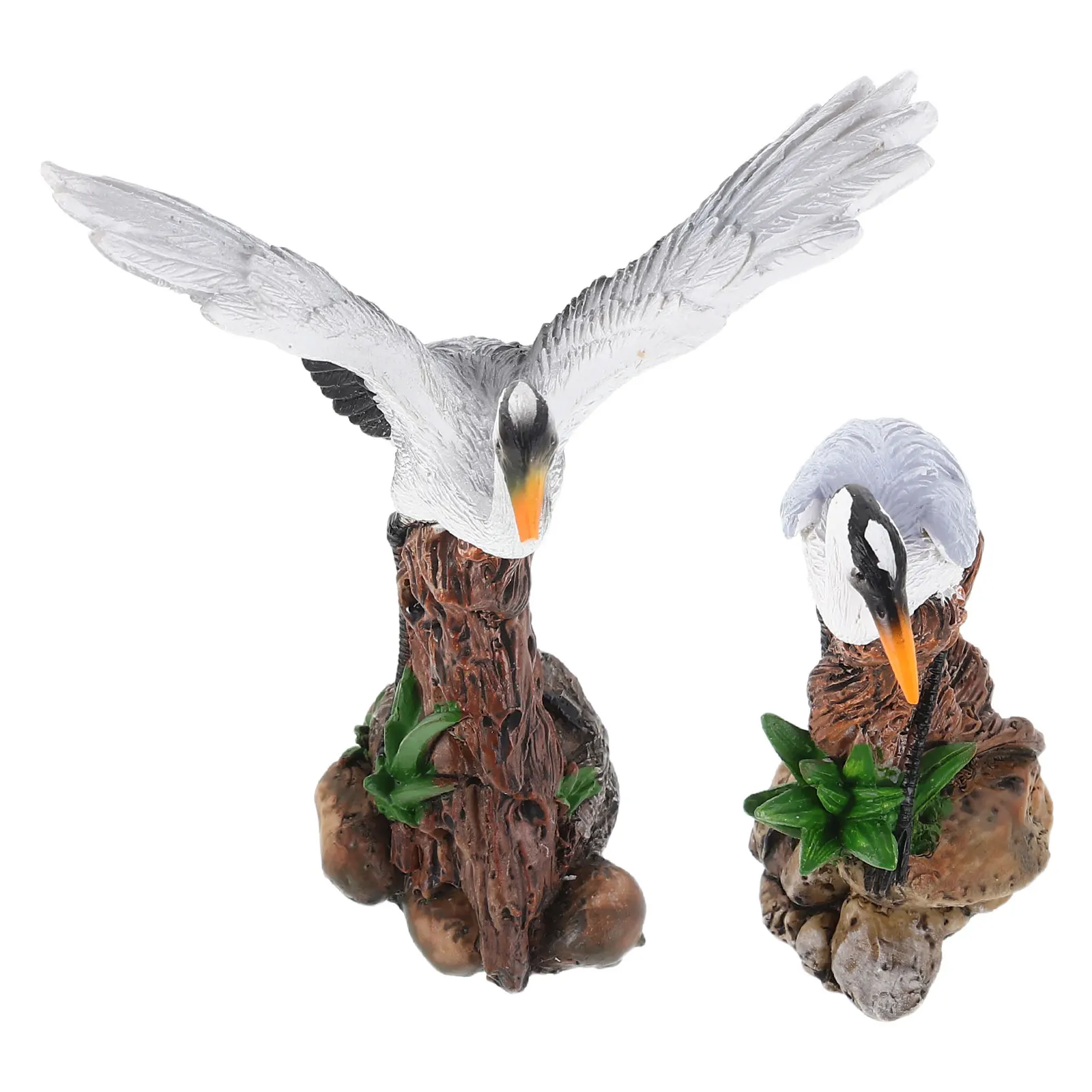2PCS Simulation Decor Realistic Ornament Resin Statue Miniature Crane Garden Bonsai Landscape Home Office Decor
2PCS Simulation Decor Realistic Ornament Resin Statue Miniature Crane Garden Bonsai Landscape Home Office Decor