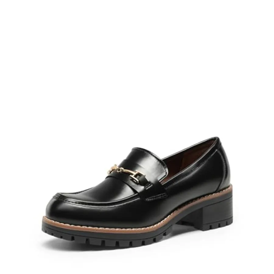 Women's Chunky Loafers, Platform Comfortable Slip-On Dressy Business Casual Shoes
Women's Chunky Loafers, Platform Comfortable Slip-On Dressy Business Casual Shoes