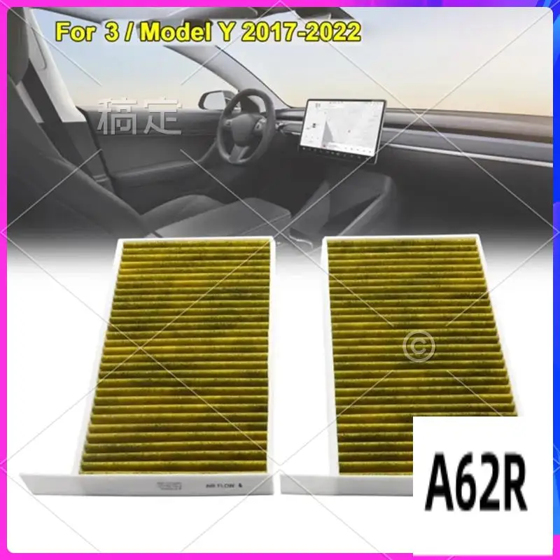 R2-2 Pair Auto Air Conditioning Filter PM2.5 Activated Carbon Filter Grid 1107681-00-A For Tesla Model 3
R2-2 Pair Auto Air Conditioning Filter PM2.5 Activated Carbon Filter Grid 1107681-00-A For Tesla Model 3