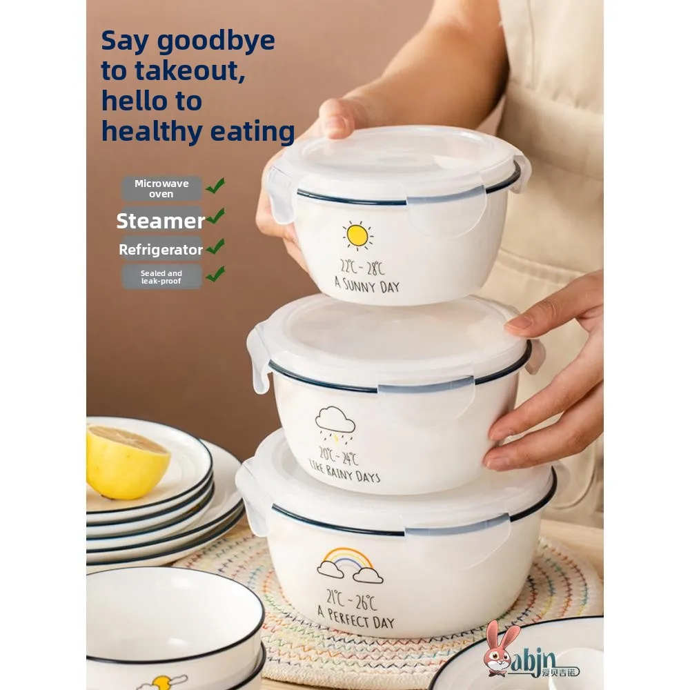 Leakproof Cerc Rice Bowl with Lid Microwave Se Food Preservation Container for Office Workers Soup Bowl Sted Egg Bowl
Leakproof Cerc Rice Bowl with Lid Microwave Se Food Preservation Container for Office Workers Soup Bowl Sted Egg Bowl