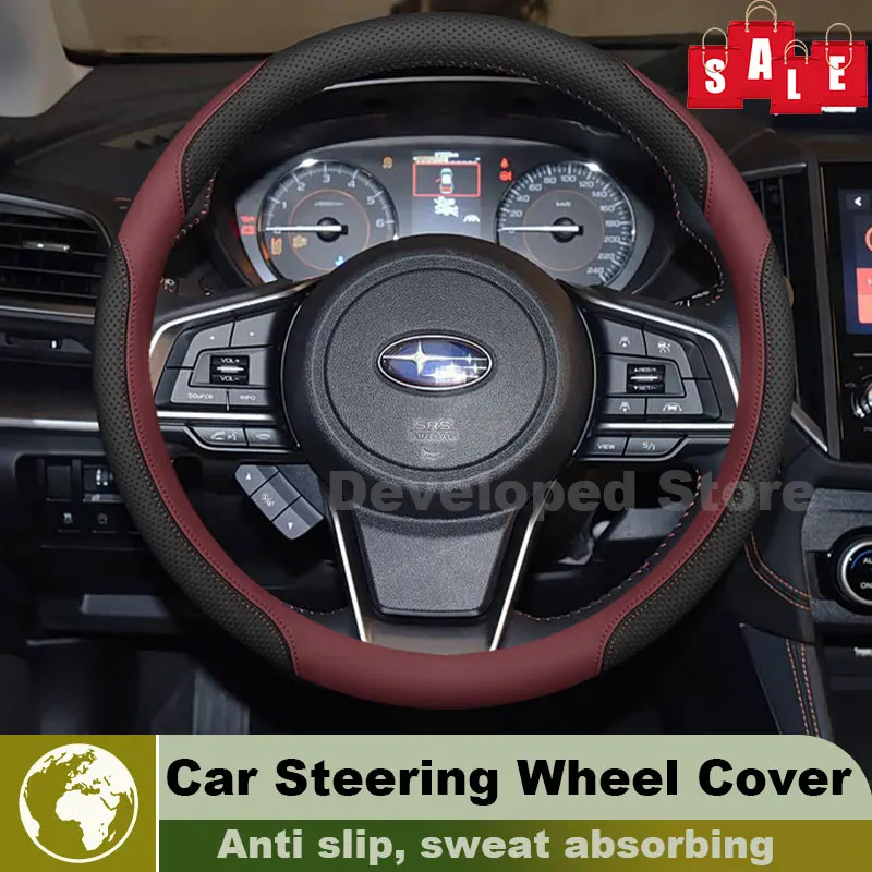 Leather Car Steering Wheel Cover For Subaru Crosstrek 2012-2025 XV GT MK2 2017-2023 Auto interior Subaru Crosstrek Accessories
Leather Car Steering Wheel Cover For Subaru Crosstrek 2012-2025 XV GT MK2 2017-2023 Auto interior Subaru Crosstrek Accessories