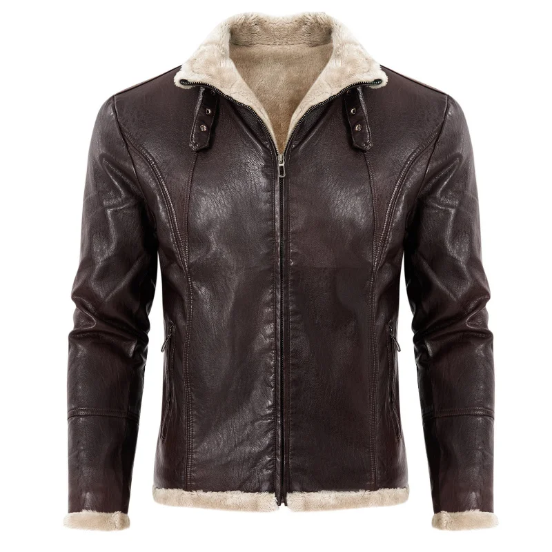 Independent Station Hot-Selling Fur Integrated Men's Coat Thickened Furry Coat Imitation Leather Jacket Coat for Men
Independent Station Hot-Selling Fur Integrated Men's Coat Thickened Furry Coat Imitation Leather Jacket Coat for Men