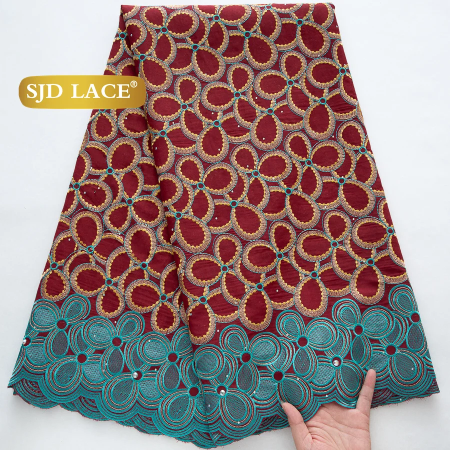 SJD LACE Swiss Voile Lace with Stones African Cotton Lace Fabric 2025 High Quality Nigerian Cotton Lace for Women Dress Sew 4478
SJD LACE Swiss Voile Lace with Stones African Cotton Lace Fabric 2025 High Quality Nigerian Cotton Lace for Women Dress Sew 4478