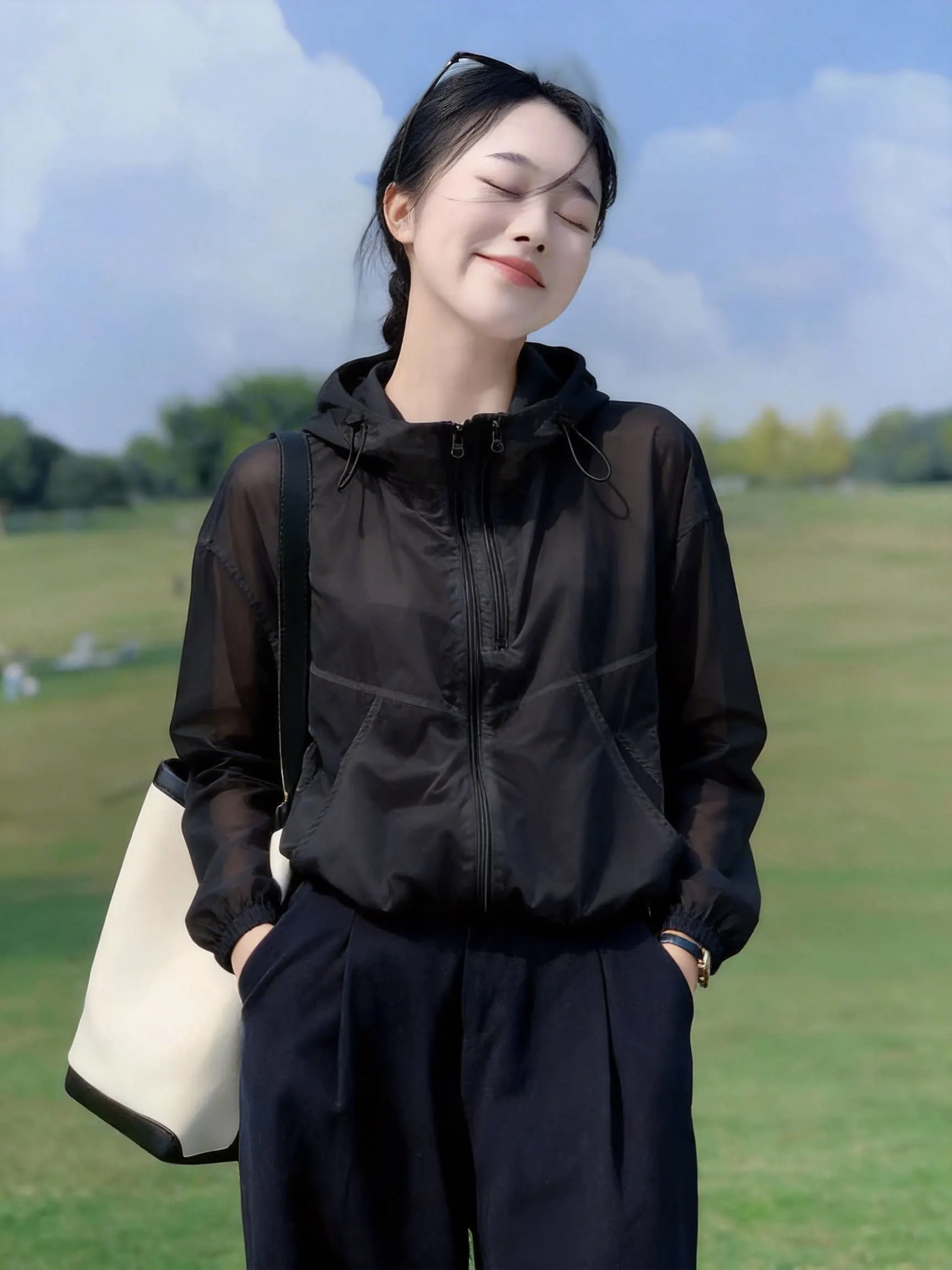 Spring 2026 Lazy Style Outdoor Jacket Thin Double Zipper Sun Protection Clothes Loose Fit Long Sleeve Pure Color Casual Coat
Spring 2026 Lazy Style Outdoor Jacket Thin Double Zipper Sun Protection Clothes Loose Fit Long Sleeve Pure Color Casual Coat