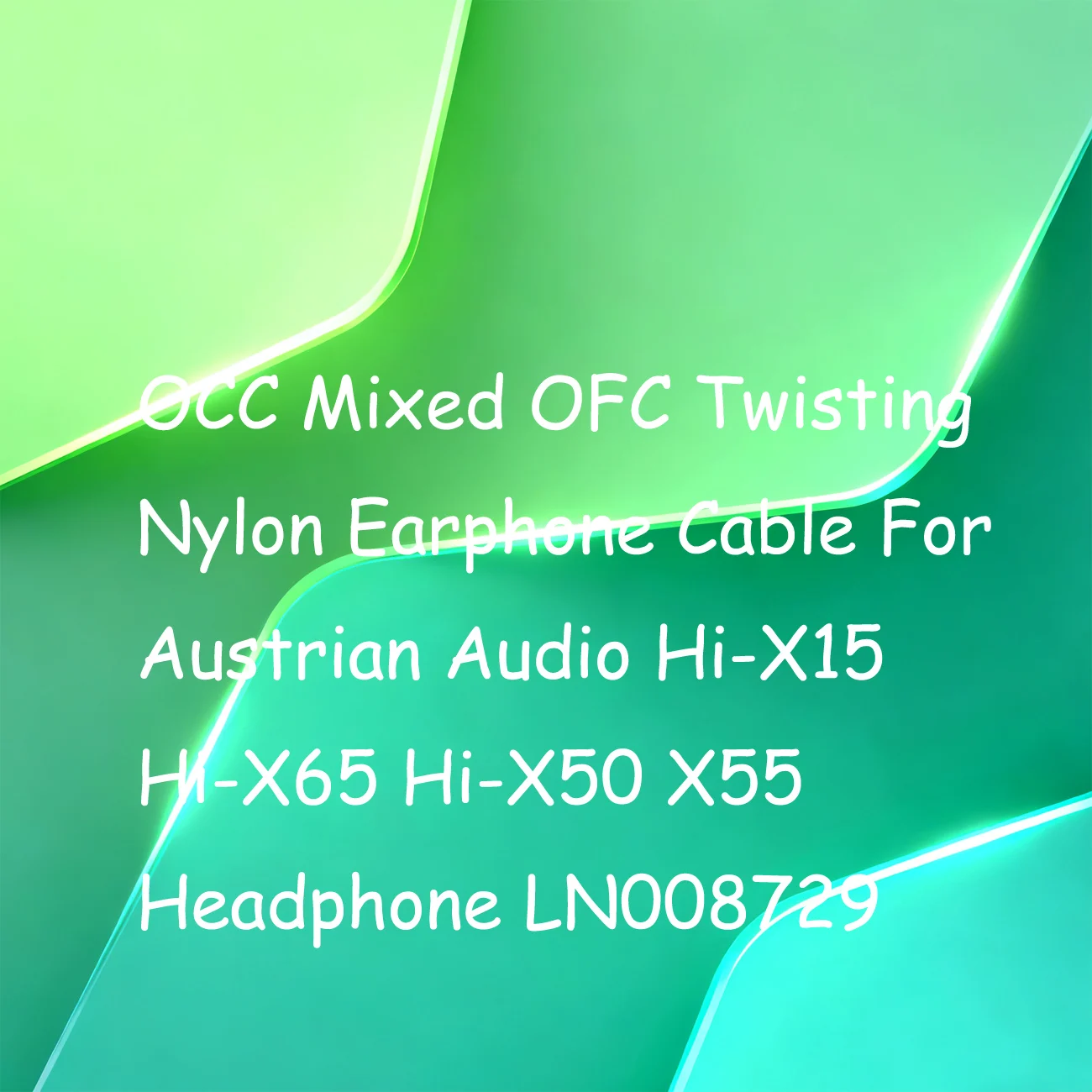 OCC Mixed OFC Twisting Nylon Earphone Cable For Austrian Audio Hi-X15 Hi-X65 Hi-X50 X55 Headphone LN008729
OCC Mixed OFC Twisting Nylon Earphone Cable For Austrian Audio Hi-X15 Hi-X65 Hi-X50 X55 Headphone LN008729