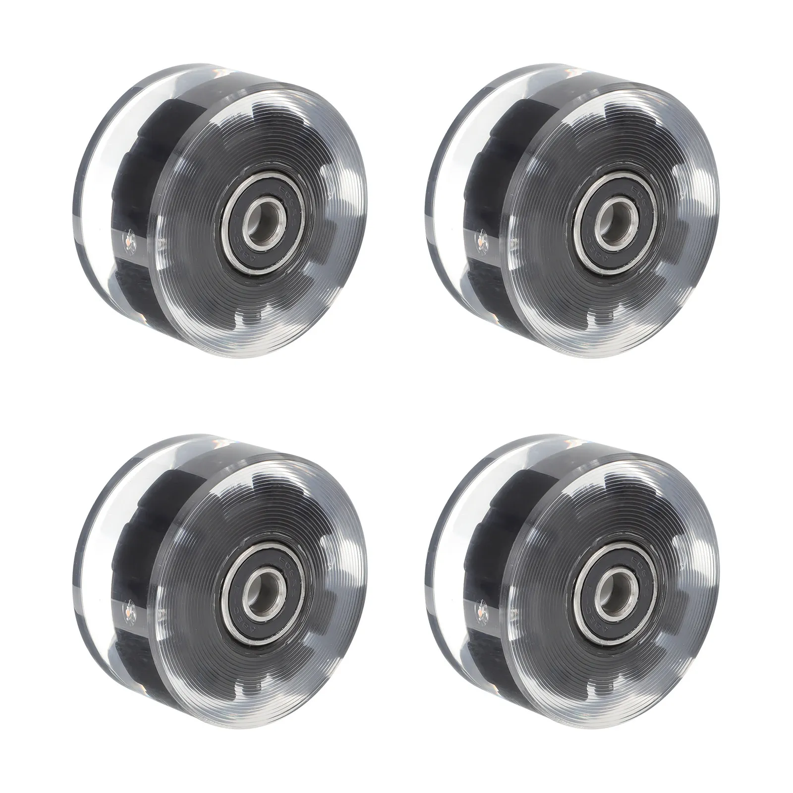 1Set Roller Skate Wheels Double Row PU Wheels with High-Speed Bearings Glowing LED Lights for Outdoor Concrete Asphalt
1Set Roller Skate Wheels Double Row PU Wheels with High-Speed Bearings Glowing LED Lights for Outdoor Concrete Asphalt