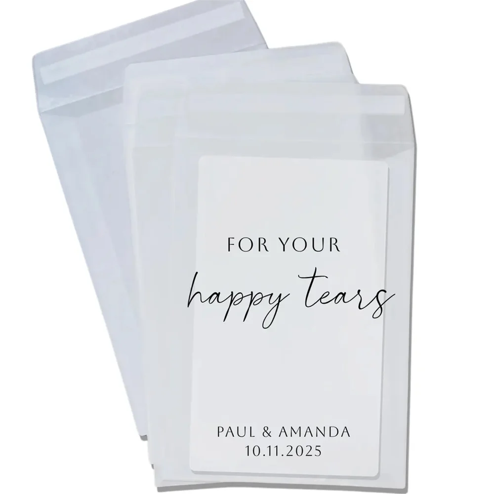 Any Design Personalised Wedding Tissue Packs | Personalised Wedding Confetti Packs | Happy Tears | Confetti Packs | Tissue Packe
Any Design Personalised Wedding Tissue Packs | Personalised Wedding Confetti Packs | Happy Tears | Confetti Packs | Tissue Packe
