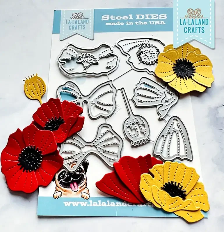 Flower Layered Poppies Metal Cutting Dies Stamps Stencil Scrapbooking Diary Decorate Embossing Diy Greeting Card
Flower Layered Poppies Metal Cutting Dies Stamps Stencil Scrapbooking Diary Decorate Embossing Diy Greeting Card