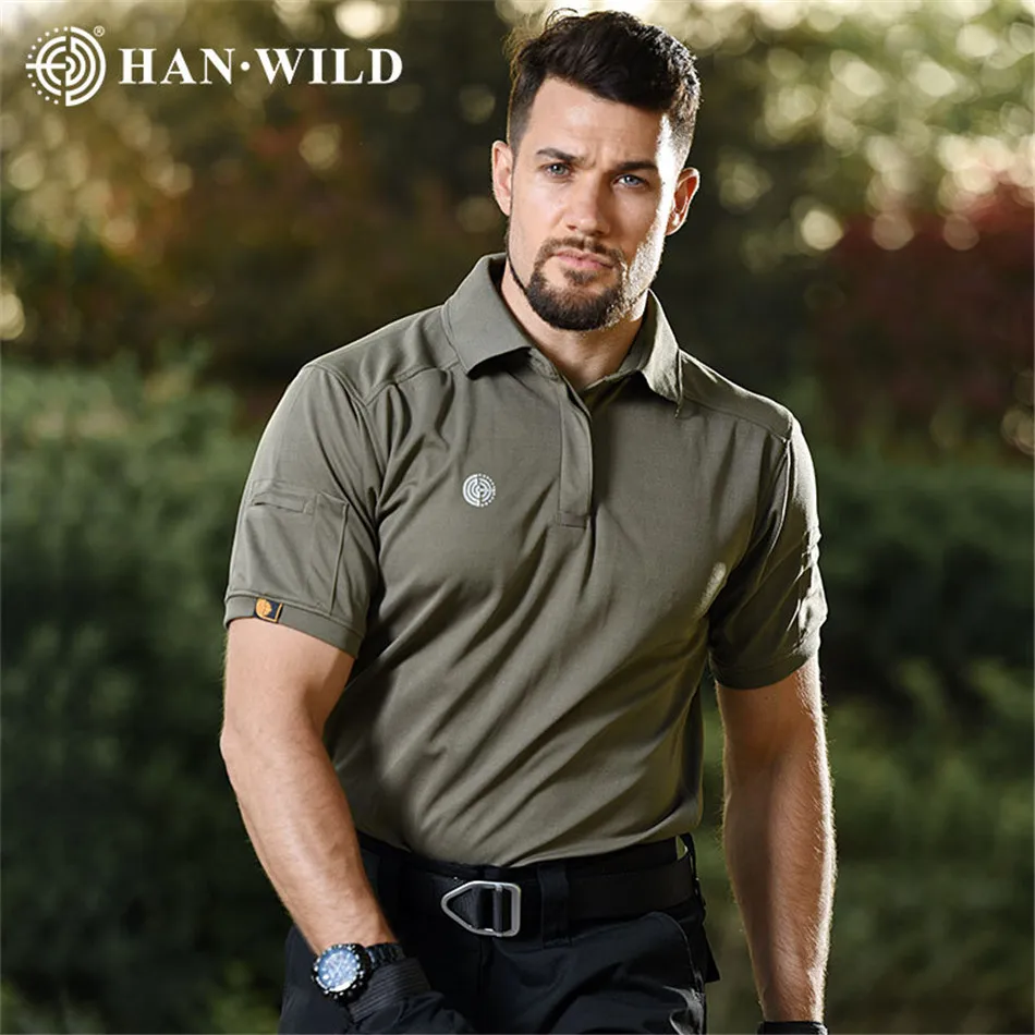 Summer Tactical T-shirt Men Outdoor Sport Lapel Short Sleeves Hiking Breathable Elastic Quick-drying T-shirt with Arm Pocket
Summer Tactical T-shirt Men Outdoor Sport Lapel Short Sleeves Hiking Breathable Elastic Quick-drying T-shirt with Arm Pocket