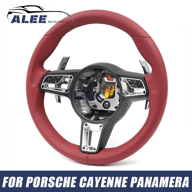 Car Nappa Leather Steering Wheel Fit for Porsche Cayenne Panamera Boxste Macan 718 991 997 970 981 987 GT3 Car Accessories
Car Nappa Leather Steering Wheel Fit for Porsche Cayenne Panamera Boxste Macan 718 991 997 970 981 987 GT3 Car Accessories
