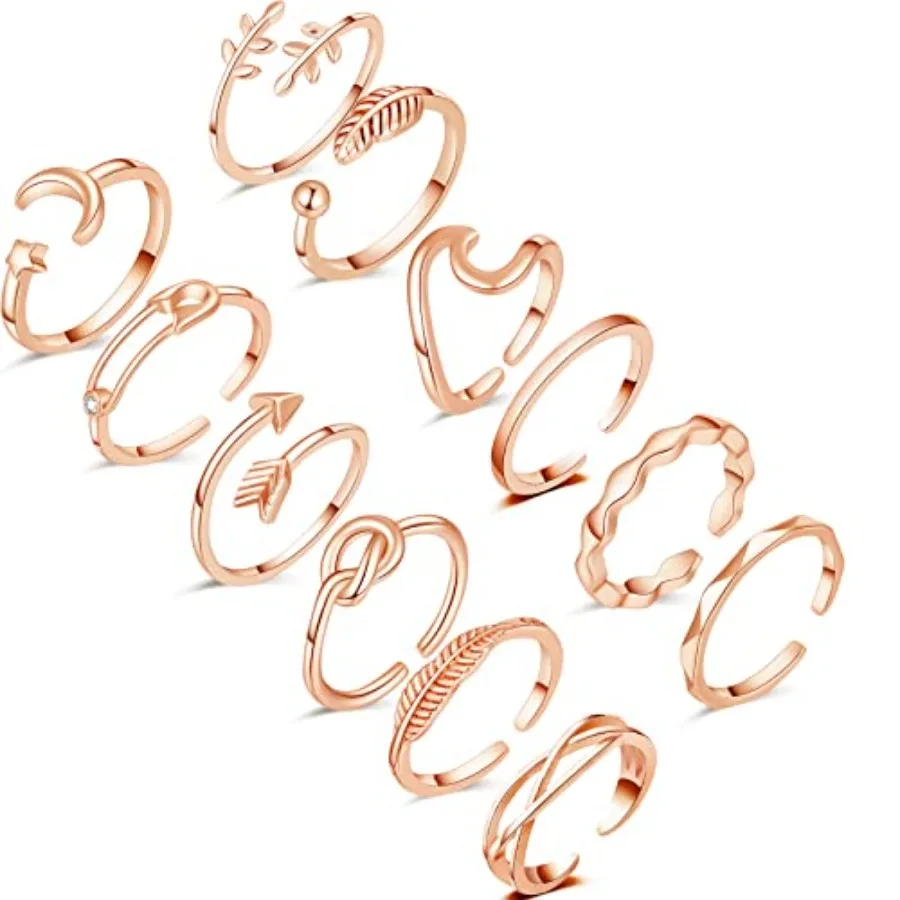Honsny Plted Rings djustle Open Rings for Women Cute Plted Stckle Thum Rings Joint Chin Midi Fingerrrow Knot Wve nd Rings Set
Honsny Plted Rings djustle Open Rings for Women Cute Plted Stckle Thum Rings Joint Chin Midi Fingerrrow Knot Wve nd Rings Set