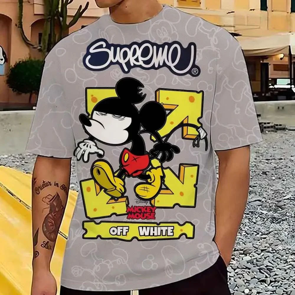 Potdemiel Disney Summer Men Kids Mickey Mouse T-Shirt Luxury Cartoon Short Sleeve Tops Tees Boys Girls Casual Clothing Fashion
Potdemiel Disney Summer Men Kids Mickey Mouse T-Shirt Luxury Cartoon Short Sleeve Tops Tees Boys Girls Casual Clothing Fashion