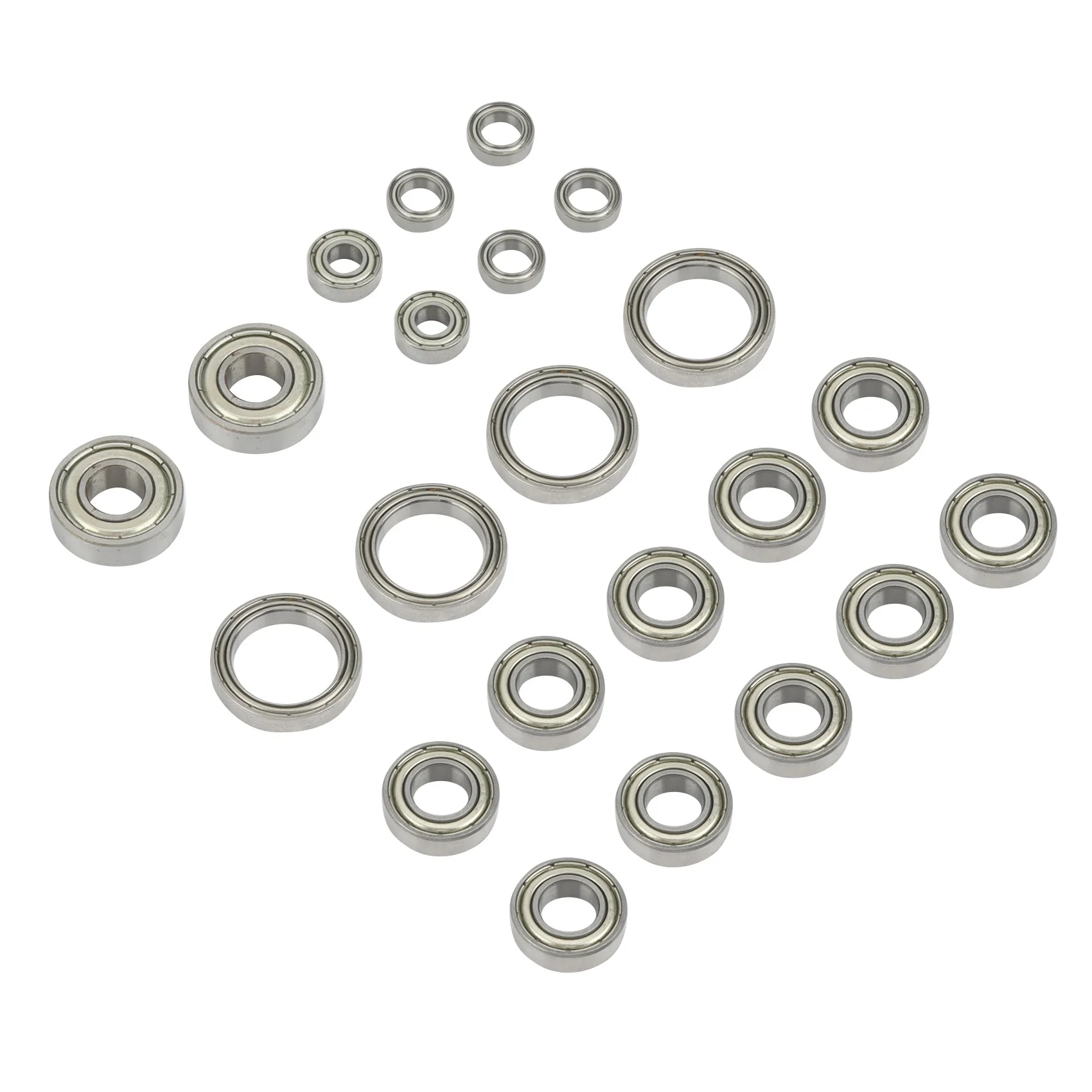 22PCS Ball Bearing Kit for 1/8 Arrma Kraton Talion Senton Outcast Notorious 6S RC Car Upgrade
22PCS Ball Bearing Kit for 1/8 Arrma Kraton Talion Senton Outcast Notorious 6S RC Car Upgrade