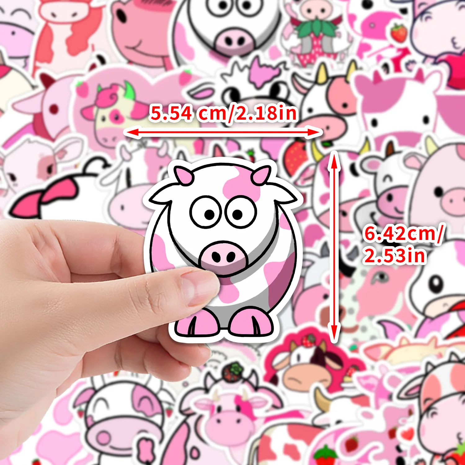10/30/50PCS Cartoon Animal Pink Cow Funny Meme Sticker Scooter Helmet Phone Case Desk Bike Cute Decorative Doodle Toy Sticker
10/30/50PCS Cartoon Animal Pink Cow Funny Meme Sticker Scooter Helmet Phone Case Desk Bike Cute Decorative Doodle Toy Sticker
