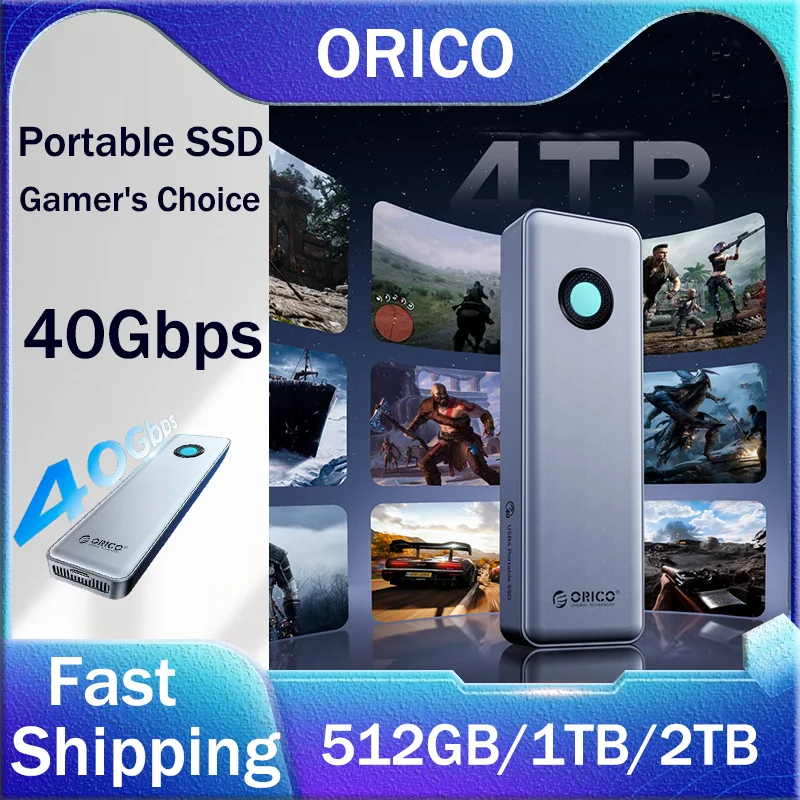 Orico 4T RGB SSD 40 Гбит/с внешний портативный твердотельный накопитель 512G/1T/2T игровой Pssd встроенный охлаждающий вентилятор для игрового телефона ноутбука ПК
Orico 4T RGB SSD 40 Гбит/с внешний портативный твердотельный накопитель 512G/1T/2T игровой Pssd встроенный охлаждающий вентилятор для игрового телефона ноутбука ПК