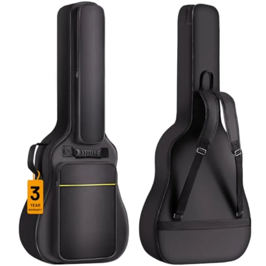 CAHAYA Acoustic Guitar Case: Gig Bag Soft Padded 41 In Waterresistent Guitar Backpack with Back Handle Loop and Large Top Pocke
CAHAYA Acoustic Guitar Case: Gig Bag Soft Padded 41 In Waterresistent Guitar Backpack with Back Handle Loop and Large Top Pocke